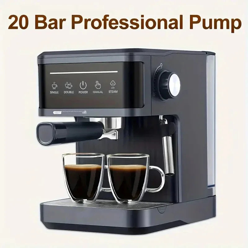 Italienische Espresso-Maschine 2025: 20Bar Semi-Professional - Cappuccino Master Collection