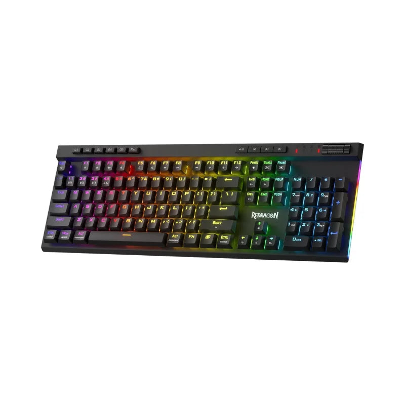 Gaming-Tastatur 2025: Redragon K580 PRO Wireless RGB - 3-Modi 104 Tasten Mechanisch Hot-Swap Collection
