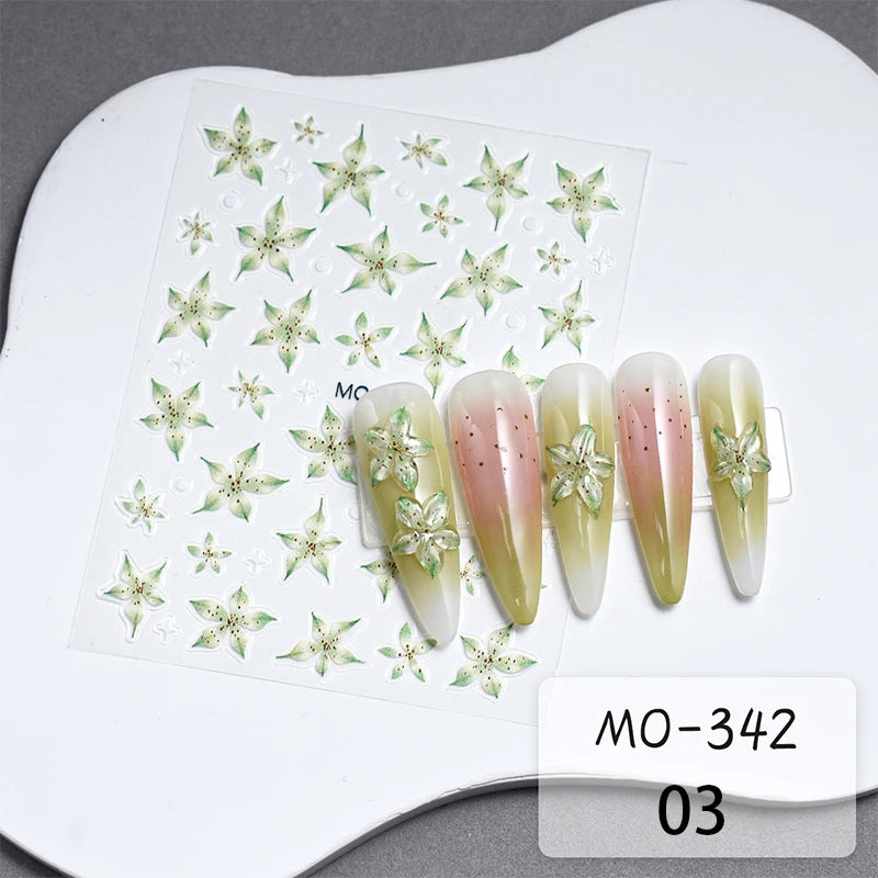 Hign-Concerned 3D Schmetterling Sticker - 1 St 7.2x9.2cm