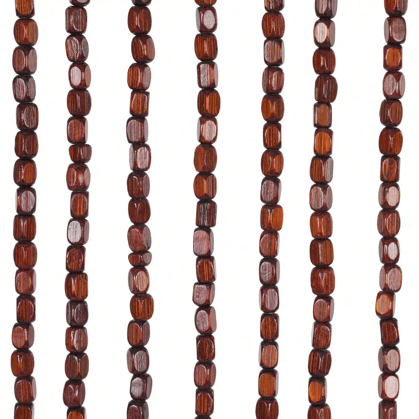 BambooHome V-Form Bambusvorhang - Baumwolle 90×190 cm