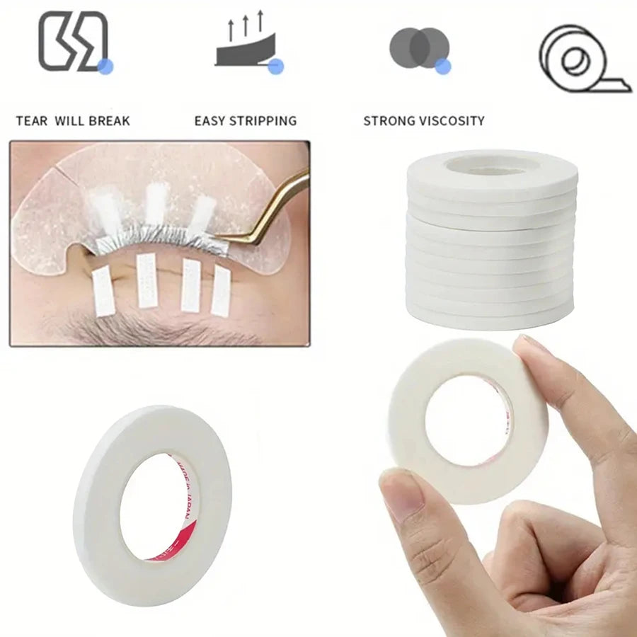Kekelala Wimpern Tape Anti Allergisch - 4mm 10 Stück Schmal