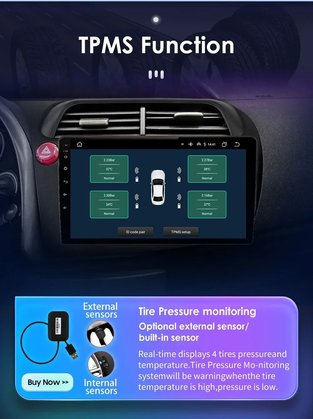 CarPlay Autoradio Multimedia Player für Honda Civic Hatchback