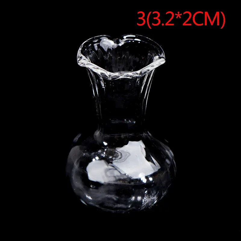 Choice Miniatur Blumentopf Glasvase - Maßstab 1:12 Keramik - Golden Bridge Store