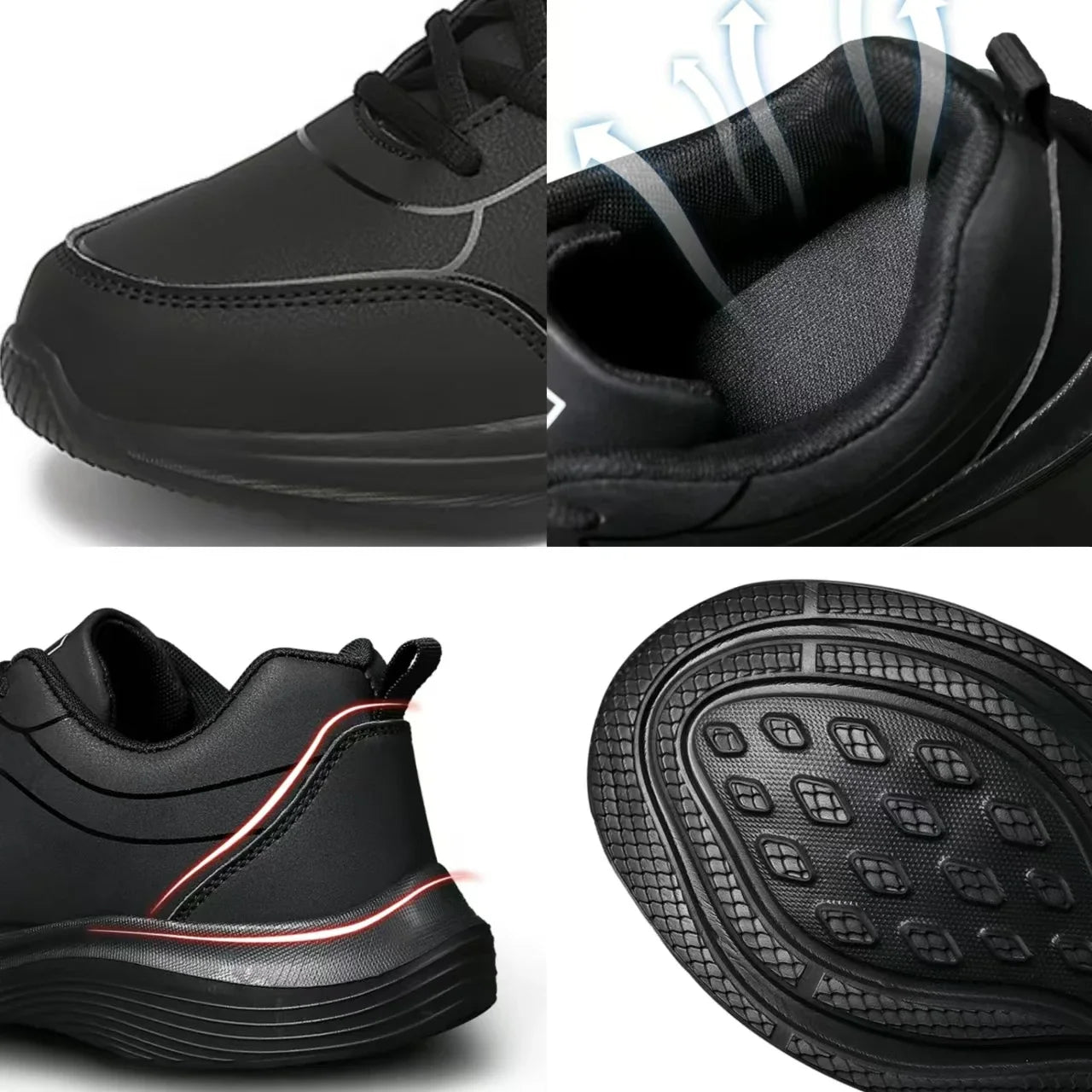 Herren Sneakers Leichte Running Schuhe Neu Atmungsaktiv Rutschfest Casual Schuhe Schnürung Weich Herren Walking Schuhe Outdoor Tennis Schuh