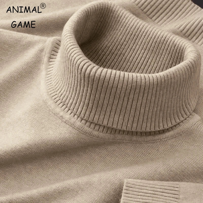 ANIMAL GAME Pullover Rollkragen - Größe M, Polyester/Acryl
