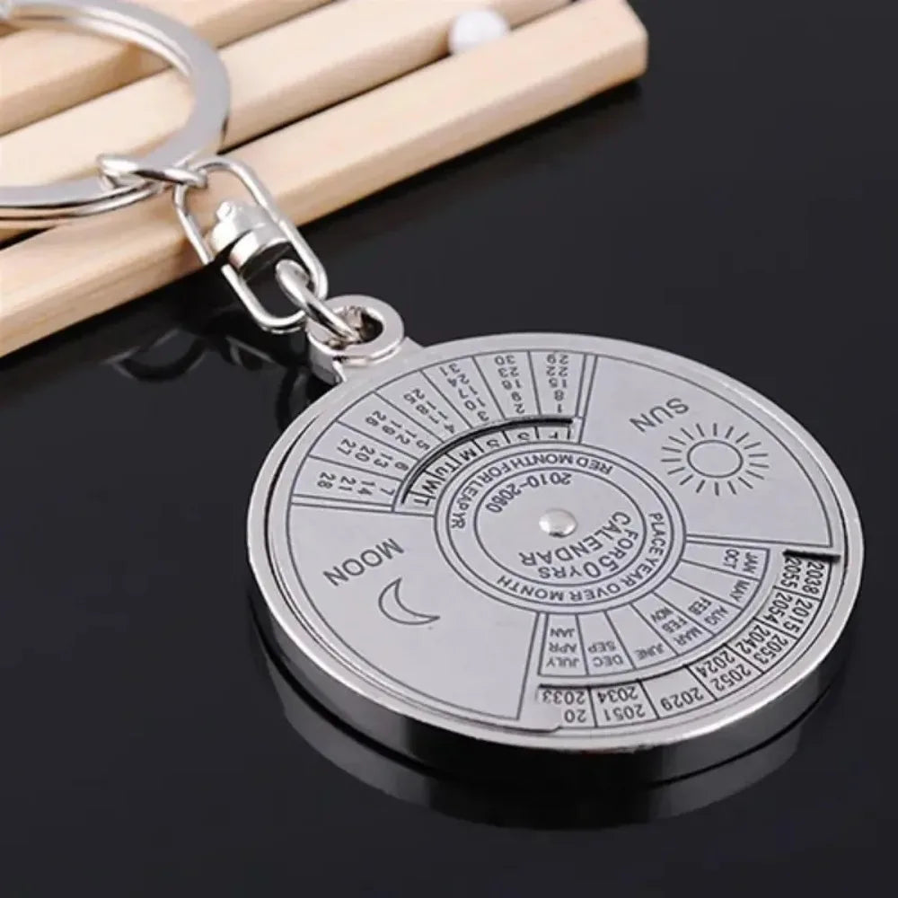Choice Ewiger Kalender Anhänger - Silber Metall 50mm