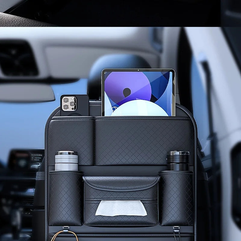 Auto Sitz Rücken Aufbewahrung Tasche 2025 - Hängende Tasche Multifunktional - Car Seat Tissue Box Organizer Interieur Dekoration