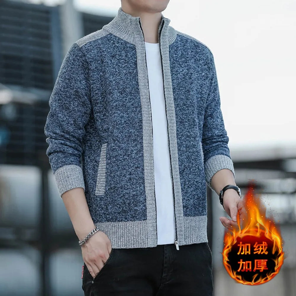 FURCWCN Cardigan Stehkragen - Größe M, Polyester, Gew.