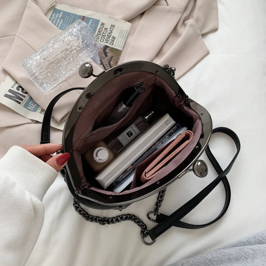 Genți de mână vintage la modă pentru femei, culoare pură, capacitate mare, din piele PU, portofele și genți de mână 2022, designer de lux