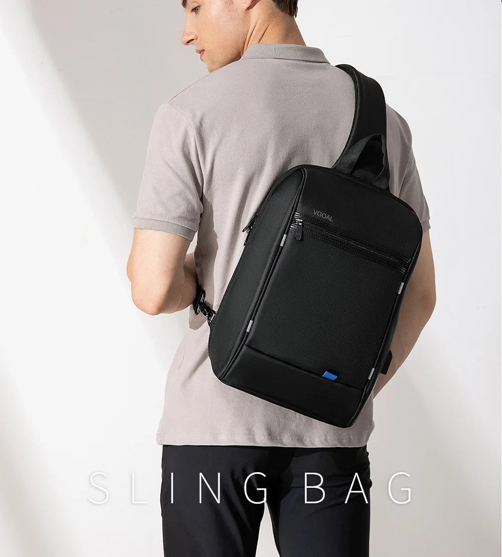 Laptop-Tasche 2025 - 13.3-14 Zoll Crossbody Messenger Rucksack Schule Studium