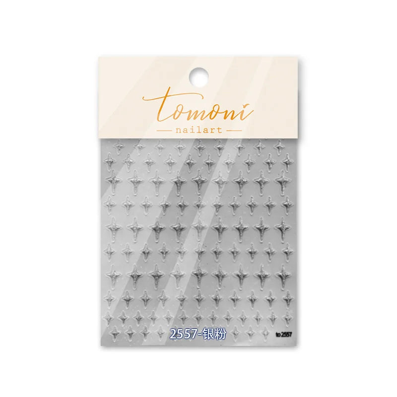 RhstoeChoice 5D Schmetterling Nagelsticker - PET 10.3x8cm1St