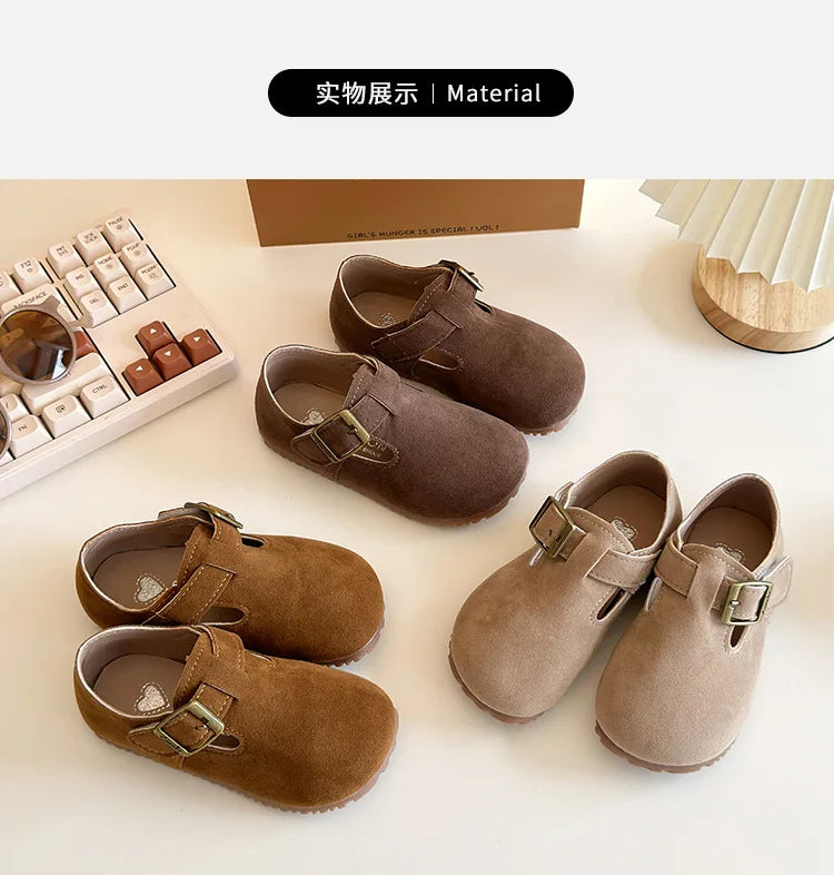 Kinder-Schuhe 2025: Birkenstock-Style Leather-Loafers - Baby Moccasins Collection