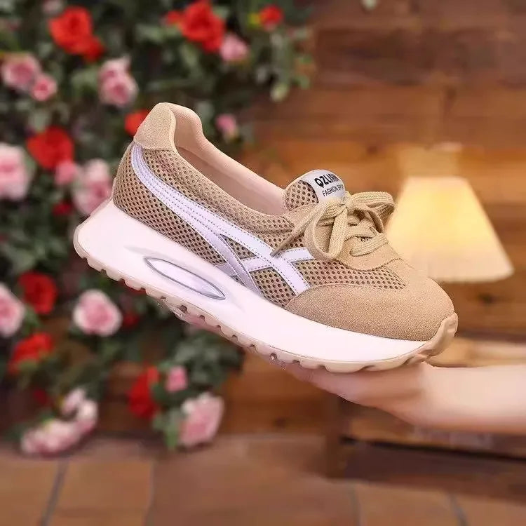 Women Sneakers 2025 New Breathable Loafers Lace Up Outdoor Large Size Office Women Lightweight Walking Shoes for Women Shoes