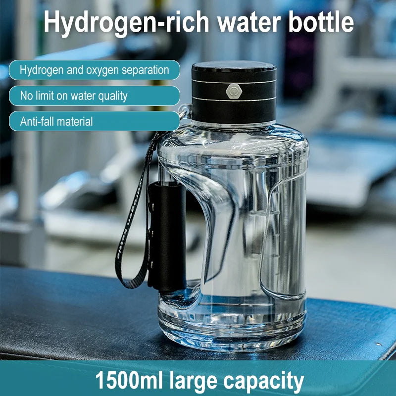 1.5L Hydrogen Rich Portable Sports Water Bottle Rich Molecular Hydrogen Water kettle Hydrogen-Rich Electric Stirring Water Pot