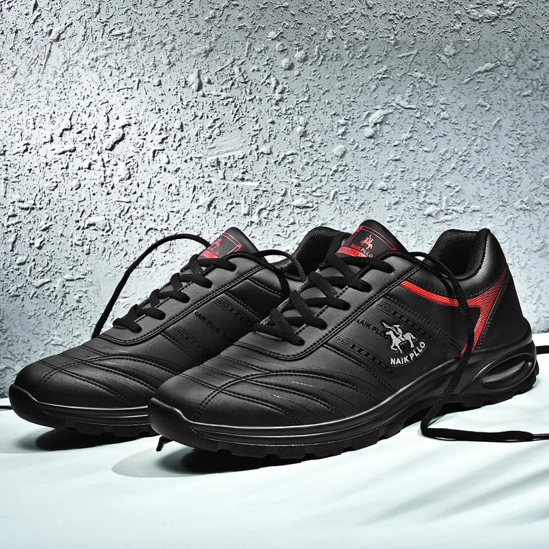 Men Sneakers Running shoes for men Platform New Breathable leather vulcanized shoes zapatos de hombre