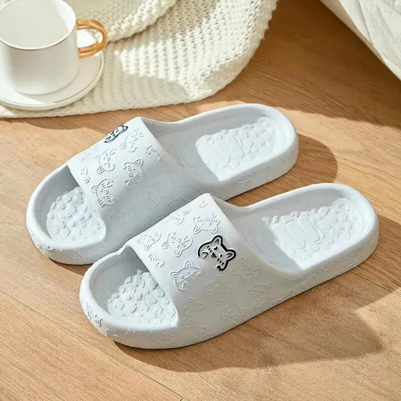 Frauen Sommer EVA Hausschuhe Innen Heim Bad Rutschfest Weich Breit Komfort Paar Hausschuhe Unisex Outdoor Strand Flip Flops Männer Slides