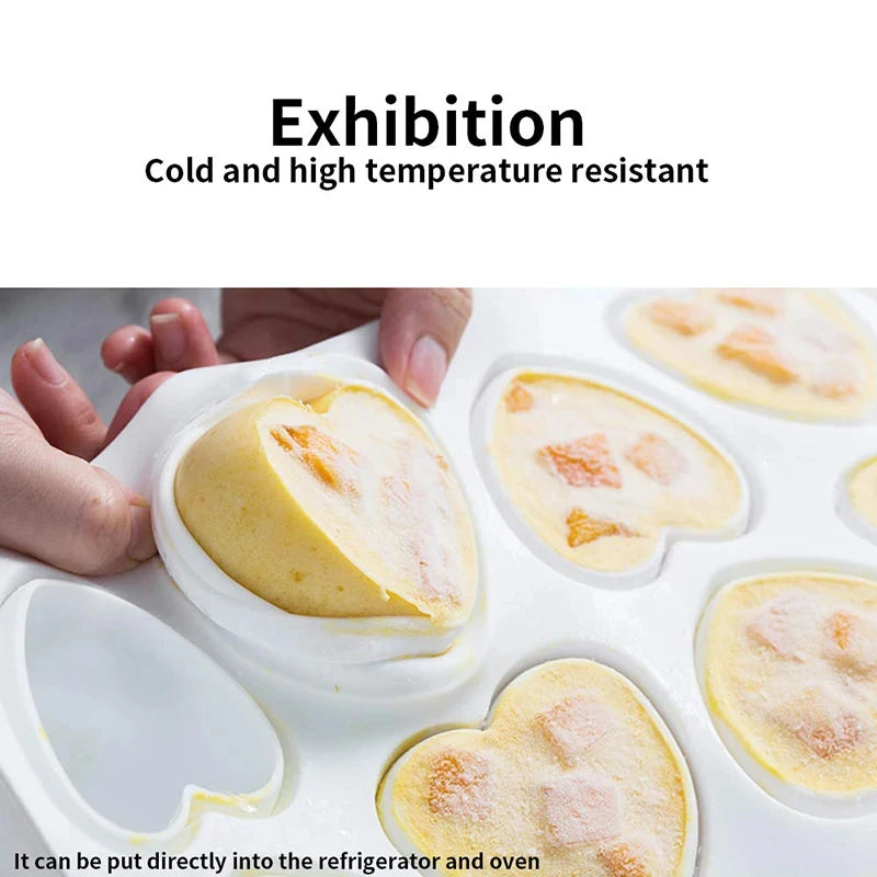 Silicone Pastry Mold 3D French Dessert Mousse Cake Baking Pan Chocolate Candles Soap Fondant Molds DIY Cake Decoration Tools