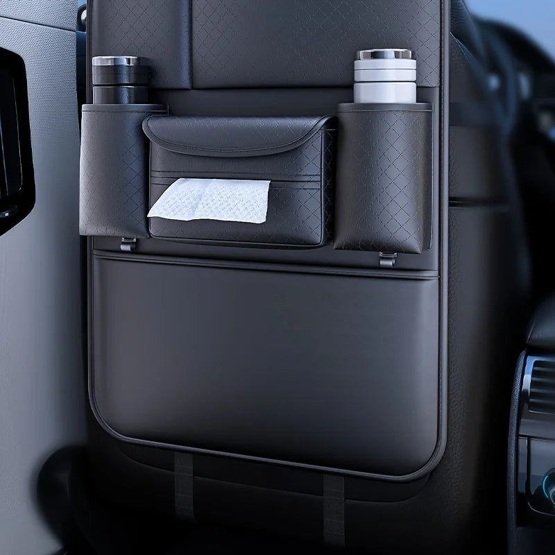 Auto Sitz Rücken Aufbewahrung Tasche 2025 - Hängende Tasche Multifunktional - Car Seat Tissue Box Organizer Interieur Dekoration