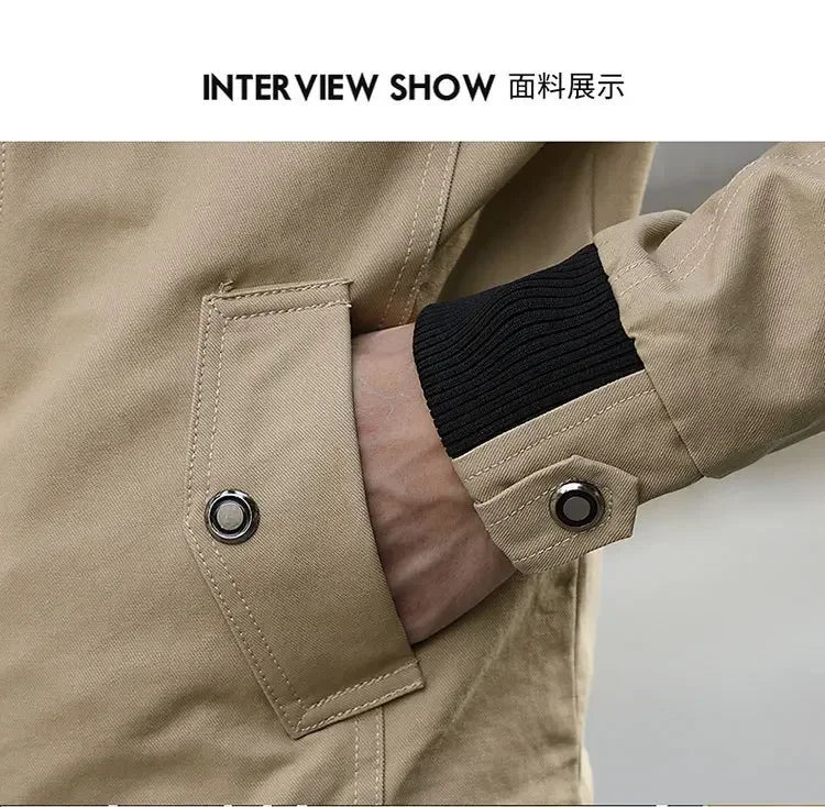 UrbanFit U1 Bomberjacke Herren winddicht - Futter, Gr. L