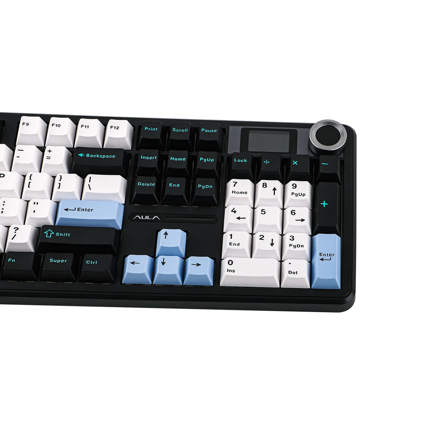 Tastatură de gaming 2025: EPOMAKER X AULA F108 PRO, dimensiune completă, 100% ANSI, cu configurație - înlocuire la cald, cu fir/2.4GHz/Bluetooth, colecție de iluminare de fundal RGB