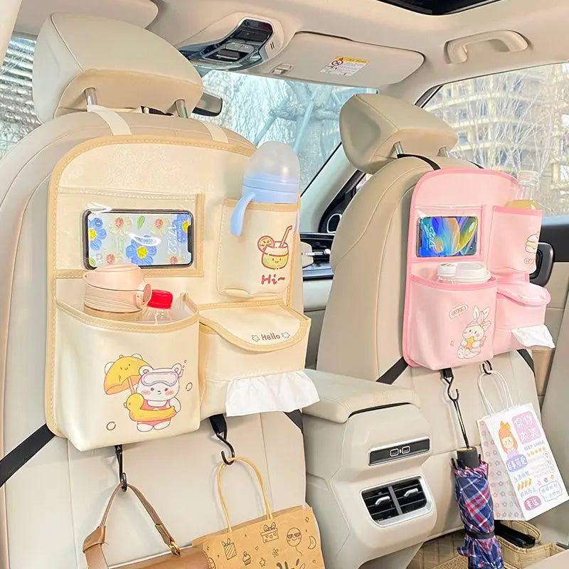 Car Seat Back Storage Bag Hanging Bag Multifunctional Storage Box Car Seat Back Storage Bag Car Interior Decoration Supplies