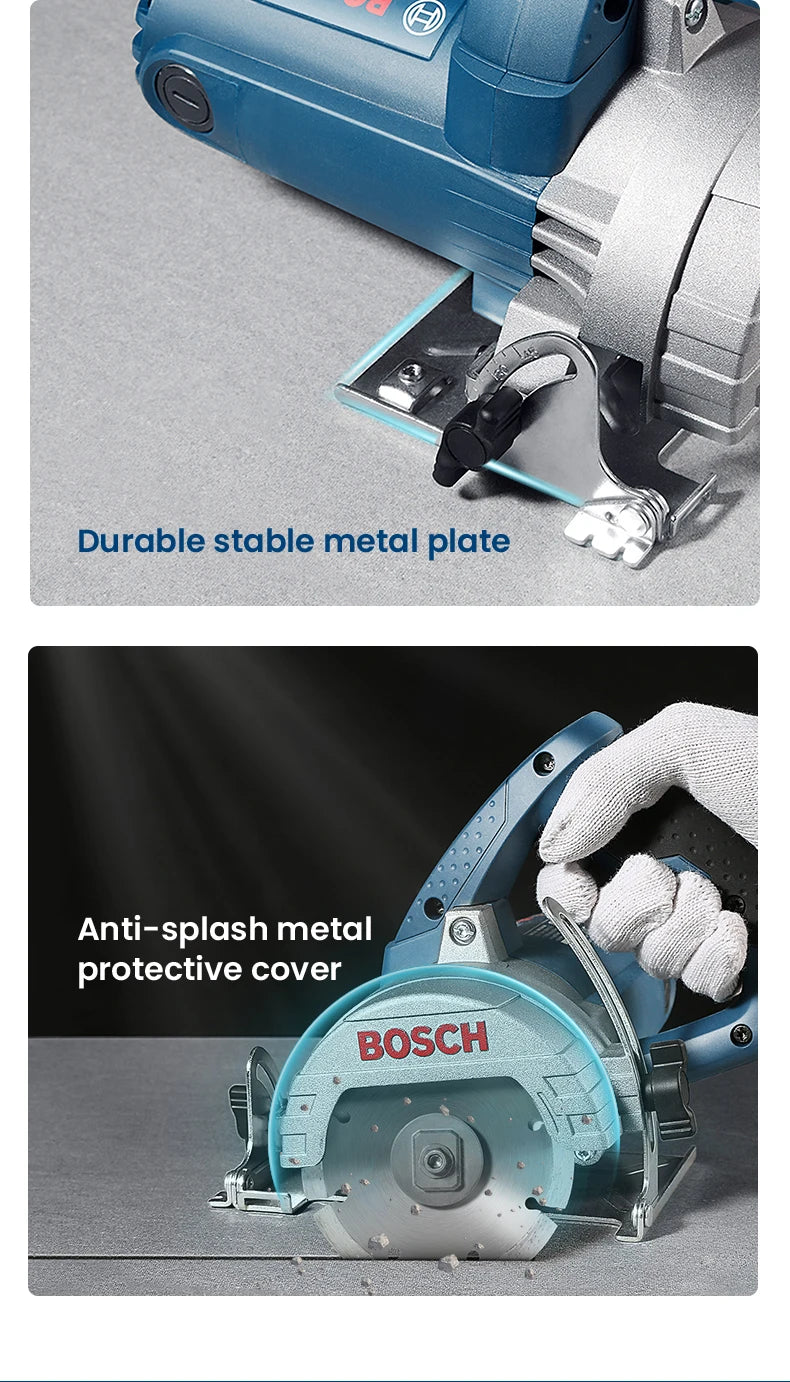 Bosch GDM 13-34 Electric Circular Saw 110mm Tile Stone Marble Granite Cutting Machine 2.8Kg 1300W Portable Discs Saw Power Tool