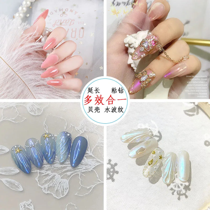 MAFANAILS GYNET Starker Nagelkleber - 5ml 3.5x2.8cm UV