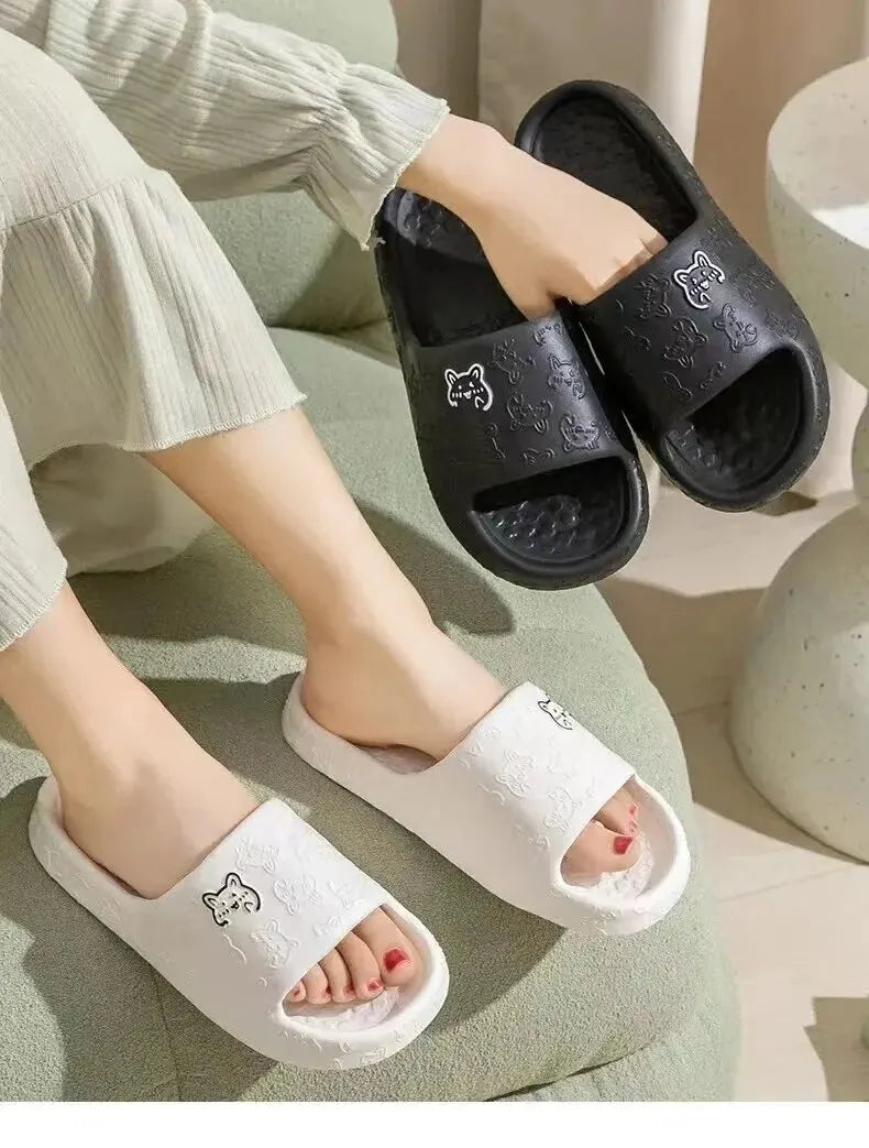 Frauen Sommer EVA Hausschuhe Innen Heim Bad Rutschfest Weich Breit Komfort Paar Hausschuhe Unisex Outdoor Strand Flip Flops Männer Slides