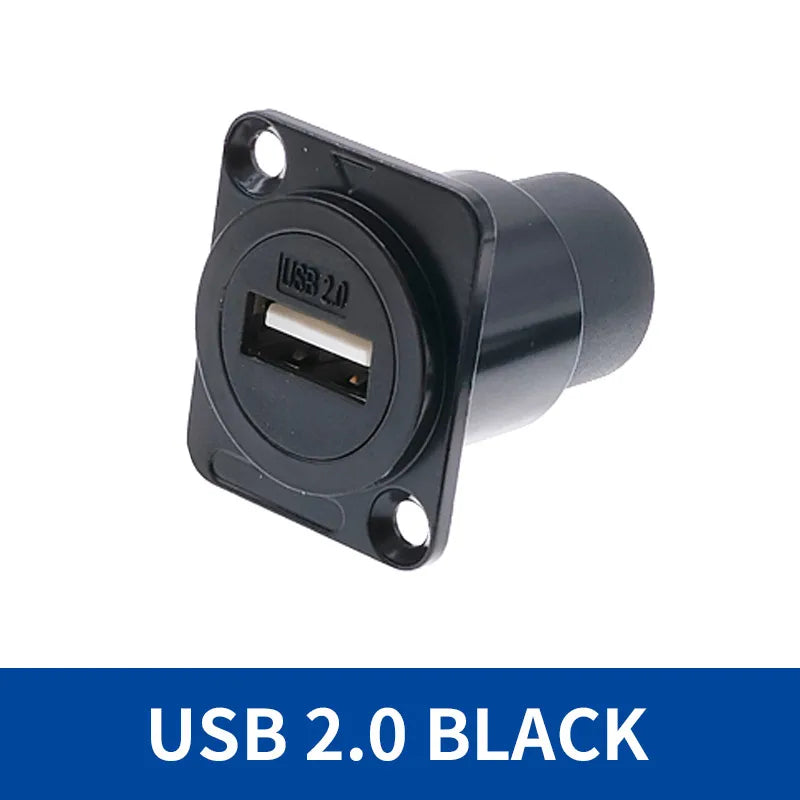 D Type Metal USB Socket