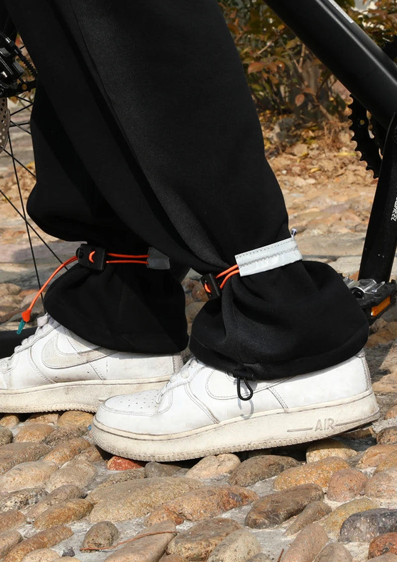 ESLNF Cycling Ankle Leg Straps Pant Bands Safety Reflective Outdoor Bicycle Ankle Leg Bind Bandage Trousers Bike Equipment