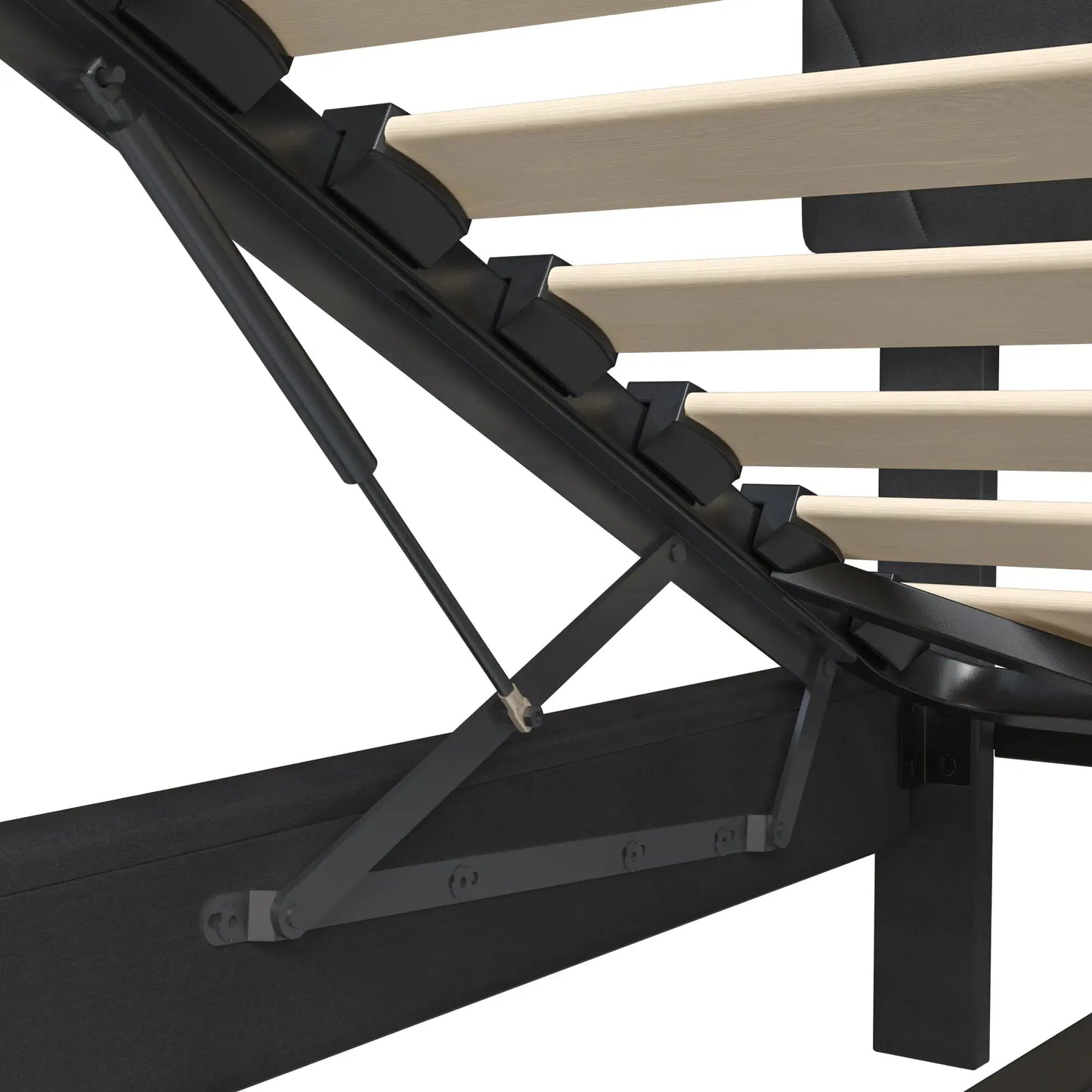 Schwebendes Bett Mit LED Beleuchtung Und Stauraum Lattenrost