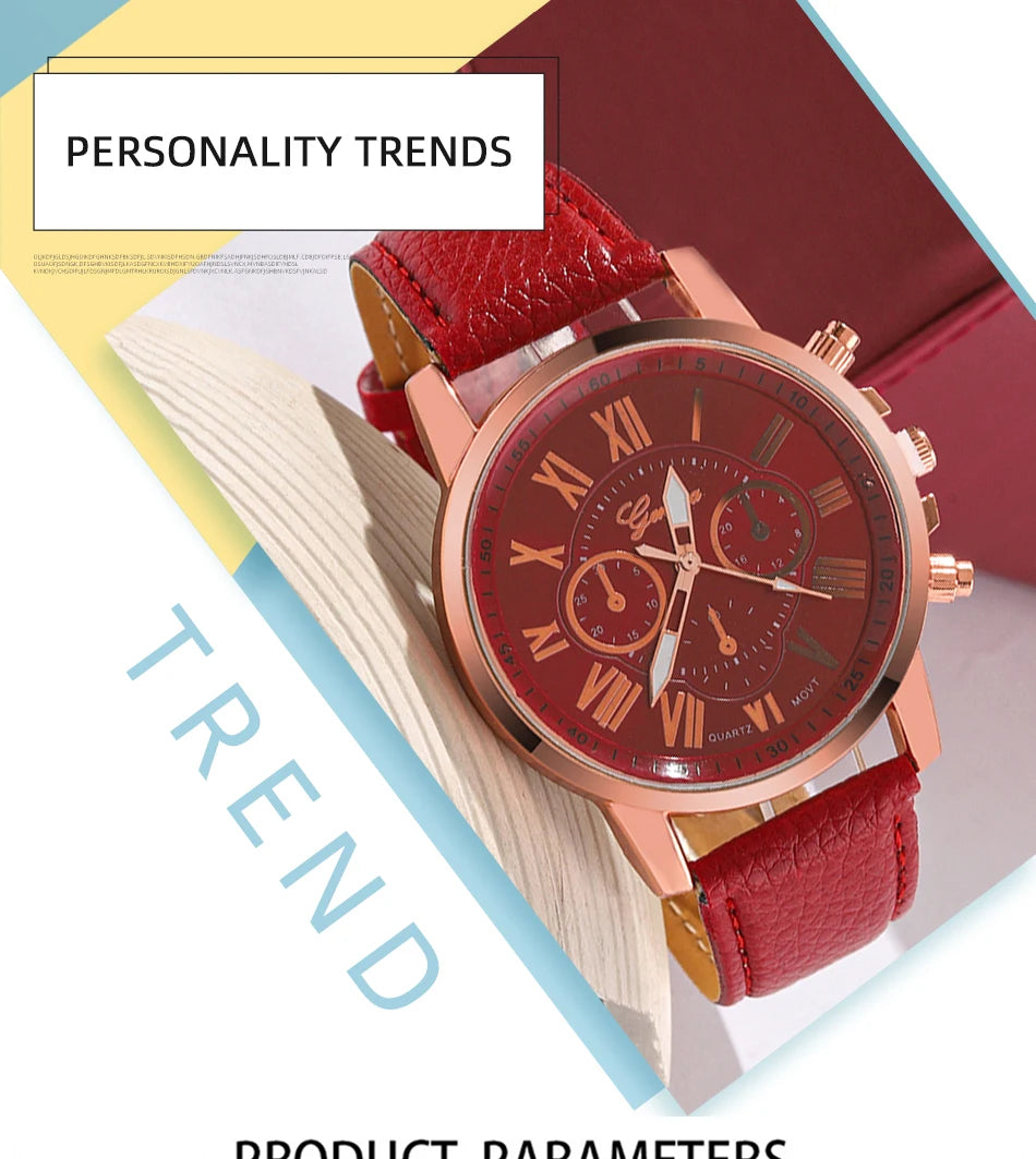 Damen-Uhren-Set 2025: Luxury-Rhinestone Fashion-Elegant - Quartz Watch Collection