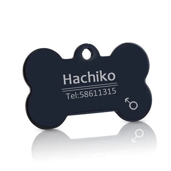 COOYOMOO Personalisierte Gravierte Katze Hund 2025: Haustier ID Tag Anti-Verlust Halsband Anhänger - Gravur Name Welpen Katzen Edelstahl Silber Gold Roségold