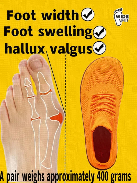 Men's and women's outdoor walking shoes Minimalist barefoot sneakers Comfortable breathable casual sneakers