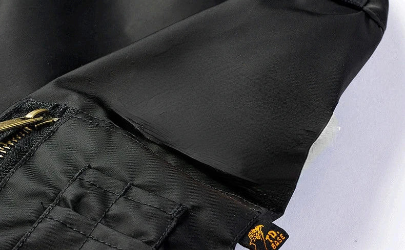 LEDPC Ma-1 Pilotjacke - Große Tasche, Polyester, M-XXL