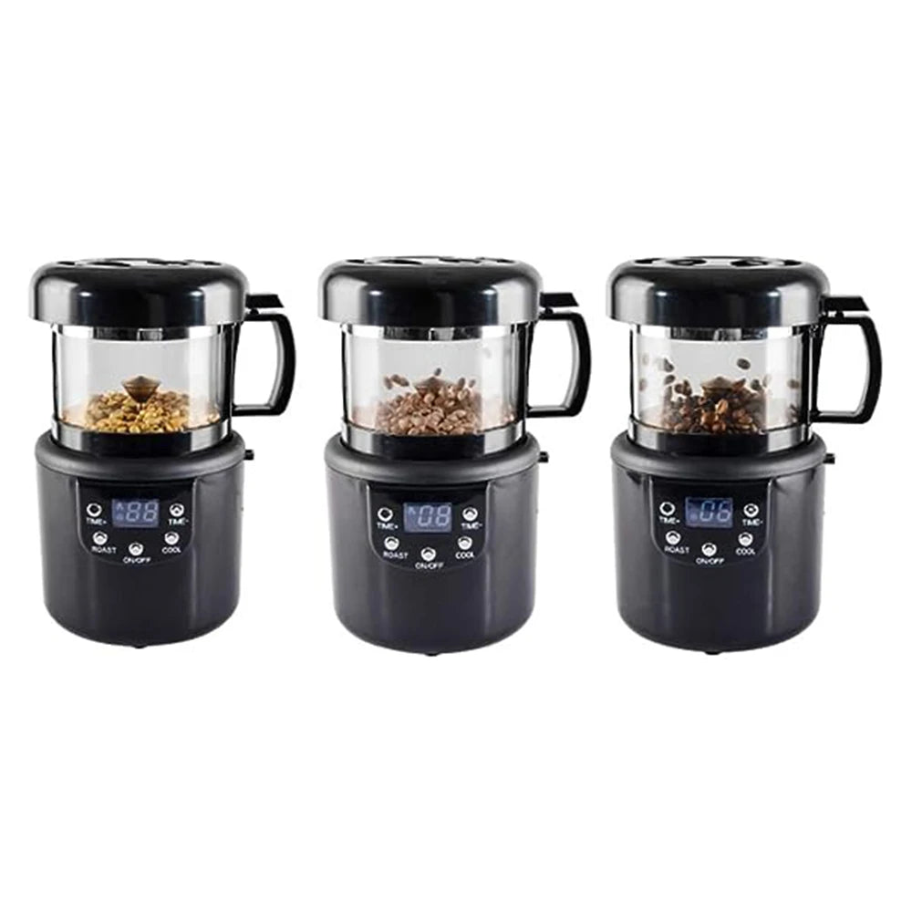 CAFEMASY Electric Coffee Bean Roaster Machine Mini Household Air Coffee Bean Roaster Temperature Control Coffee Roasting Machine