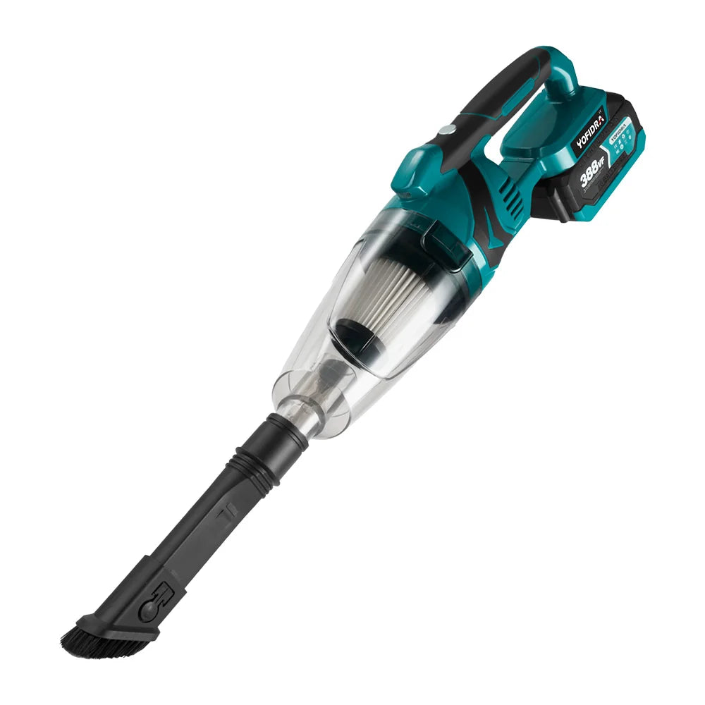 YOFIDRA 1500W Elektrischer Staubsauger - Kabellos Multifunktion Handheld Reinigung Schnee Staub für 21V 18V Akku