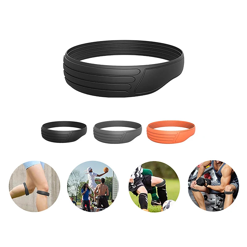 Kniebandage 2025: Jiauting New Patella Strap Knee Brace Silica Gel - Patella Belt Elastic Protection Kneecap Running Sports Fitness Basketball Strong Support Collection