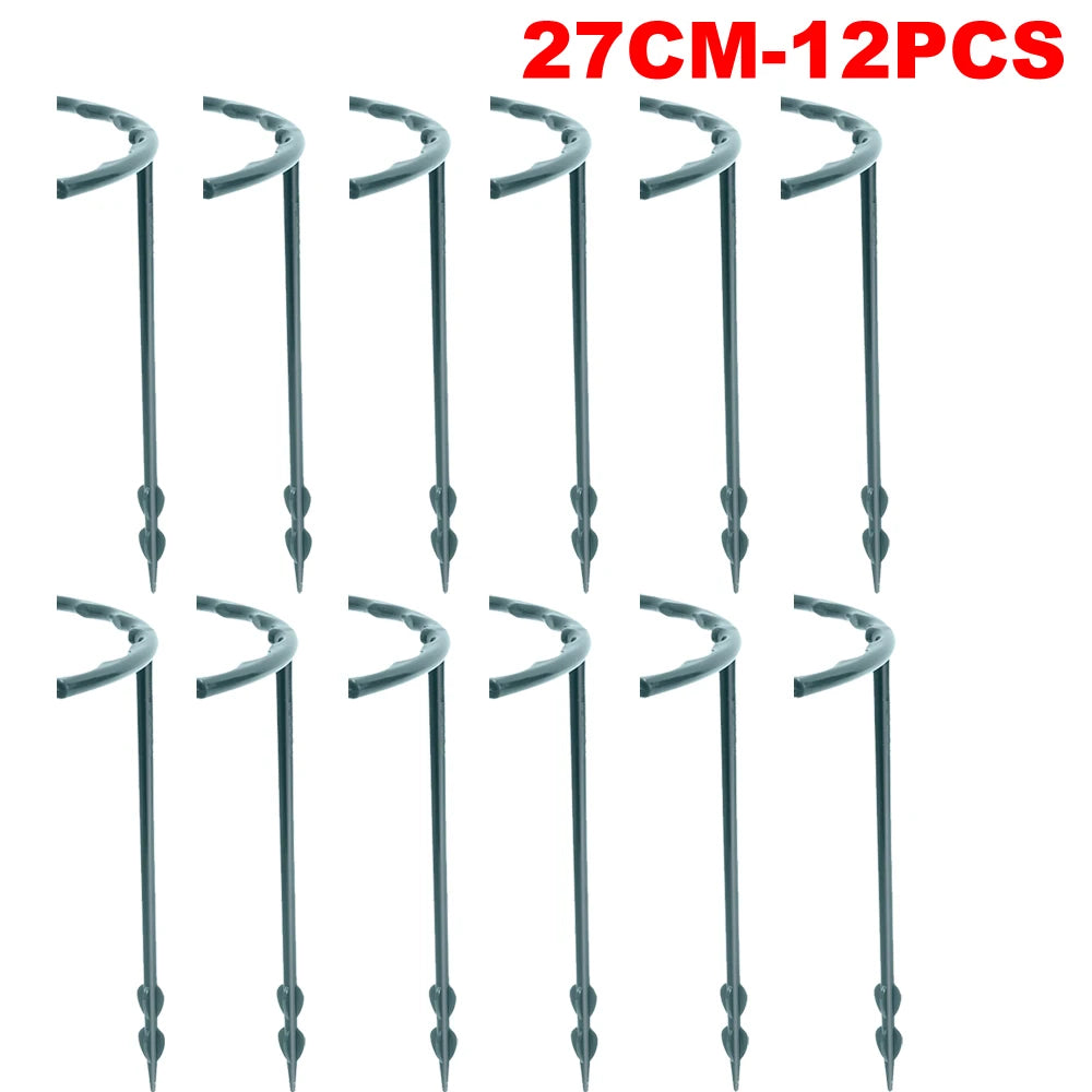 Plastic Plant Support Pile Frame Greenhouse Arrangement Semicircle Fixed Rod Indoor Flower Plant Vine Climbing Bracket