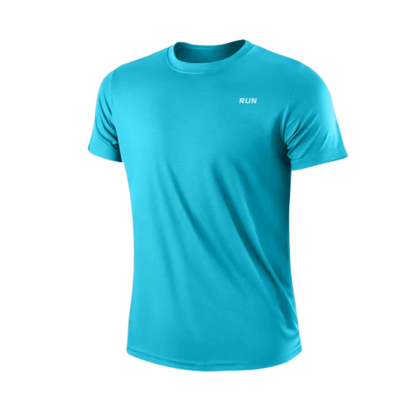 Sport-Shirt 2025: GENDAWAY Men's Quick Dry Short Sleeve Gym Running - Moisture Wicking Round Neck T-Shirt Training Exercise Sport Tops Lightweight Collection