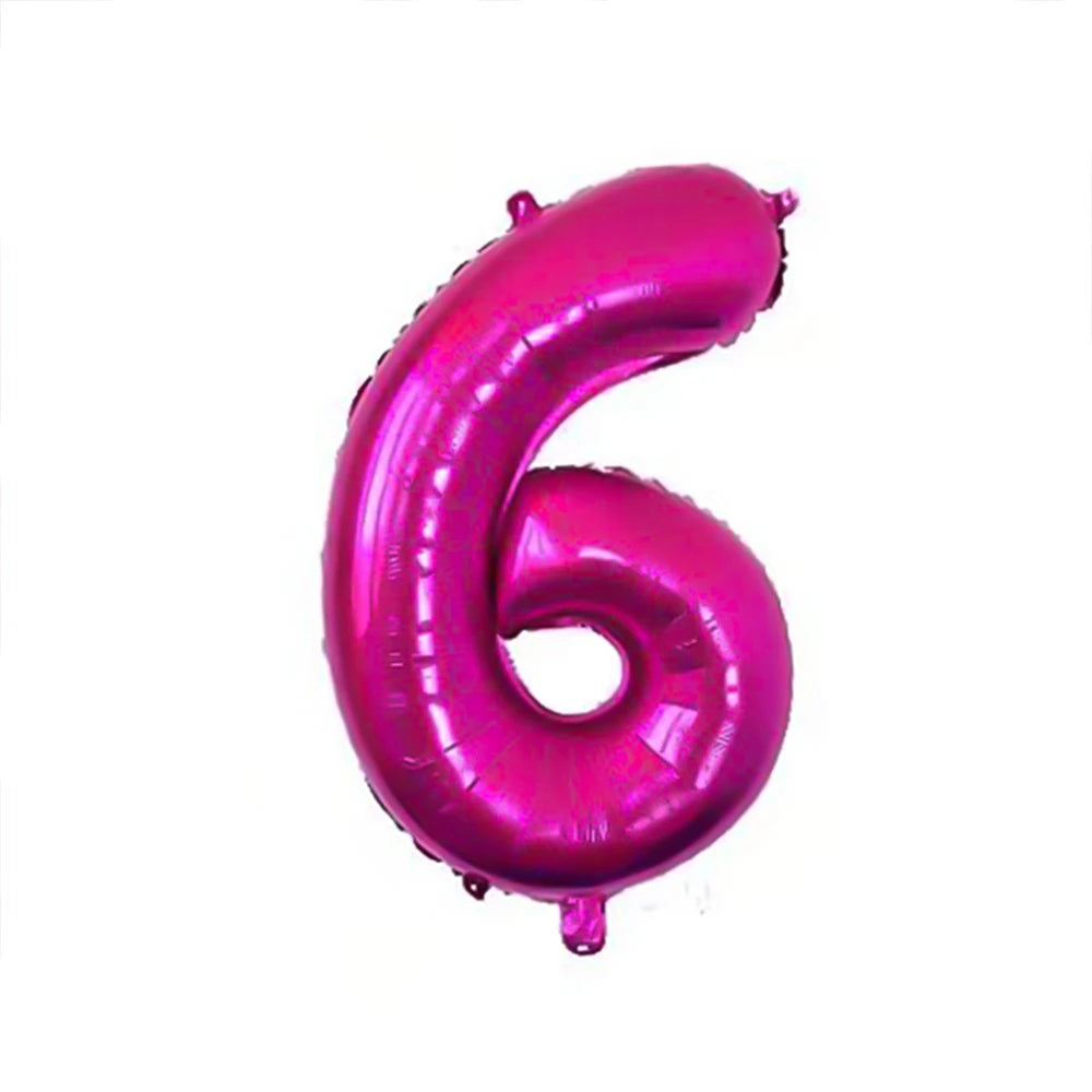 Choice Q001-HPK Zahlenballon - 32 Zoll Rosa Folie Party