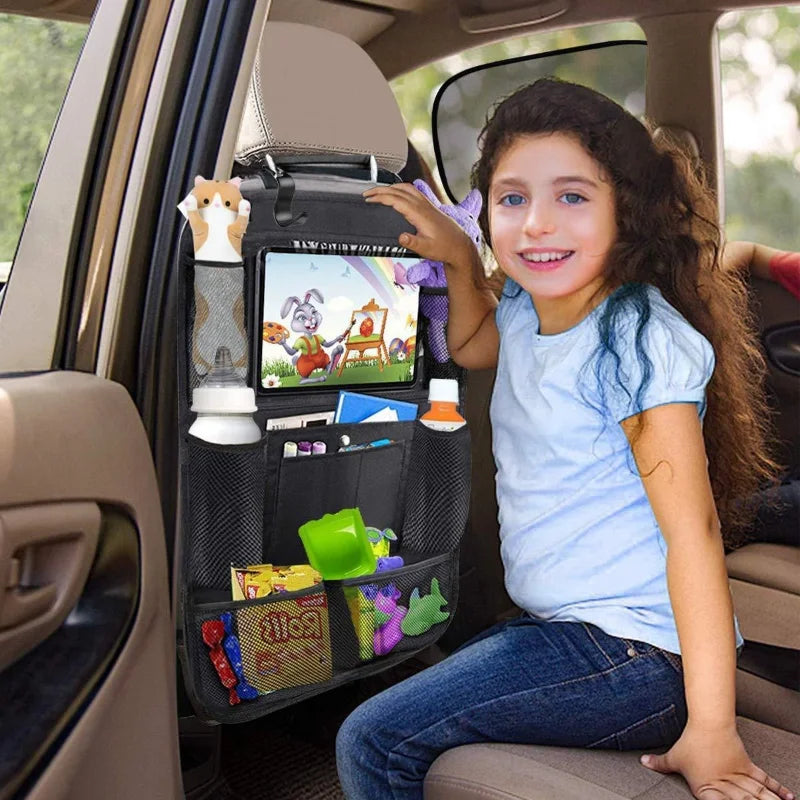 Reise-Organizer 2025: Car-Seat-Back Multi-Functional - Touch Screen Travel Collection