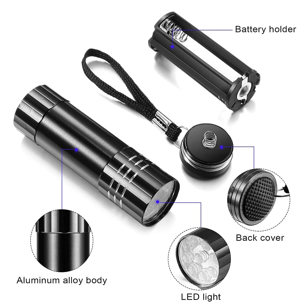 Acolehuma Mini Nageltrockner LED - Mini 9 LED 3W 5cm