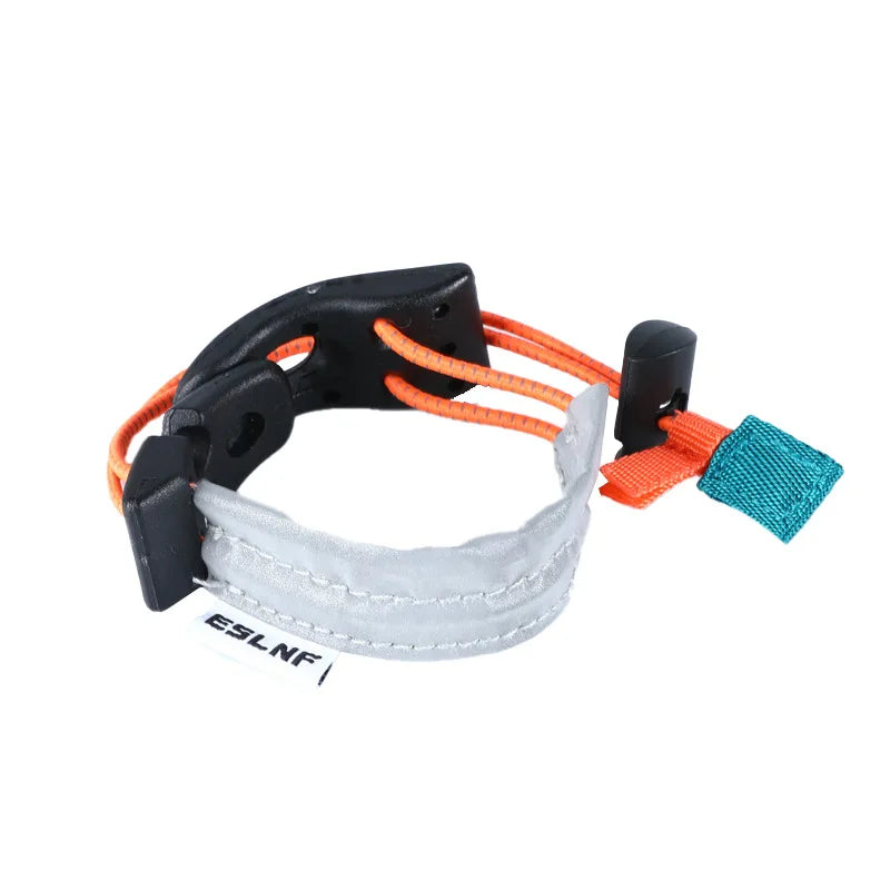 ESLNF Cycling Ankle Leg Straps Pant Bands Safety Reflective Outdoor Bicycle Ankle Leg Bind Bandage Trousers Bike Equipment
