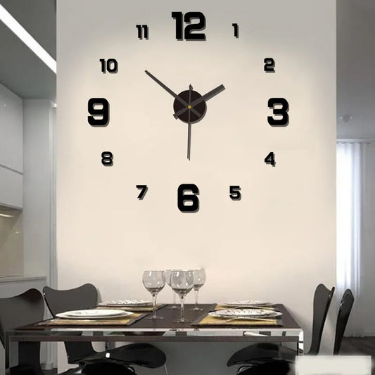 Choice 3D Rahmenlos DIY Uhr - Acryl Lautlos Groß Wohnzimmer