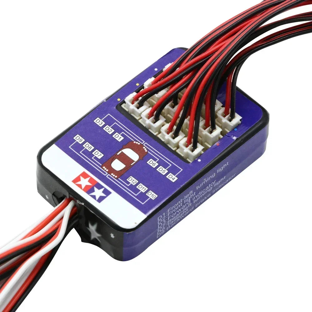 TAMIYA professional remote control model car lamp group rc car lamp simulation linkage third channel controllable turn signal