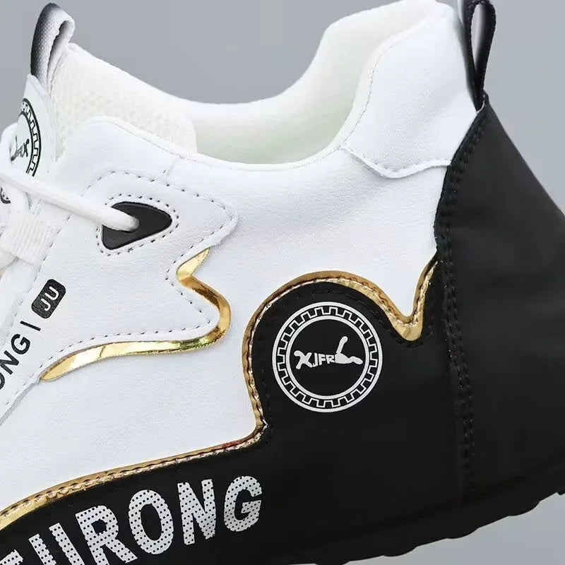 Man 2024 Luxury Sneakers Sports Shoe Women Casual Sneakers Chunky Sneakers Couples New Designer Soft-soled Leather Running Shoes