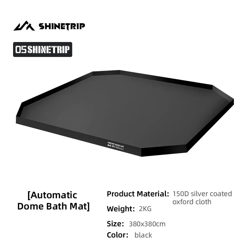 ShineTrip05 Series Oversized Quick Build Waterproof Silver Coated Canopy Sunproof Camping Auto Dome