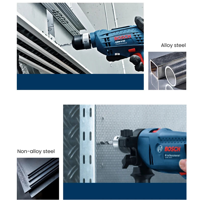 Bosch Metal Drill Bits Hss-G Straight Shank Twist Drill Bit Hole Cutter Power Tools for Metal Alloy Iron Drilling Metalworking