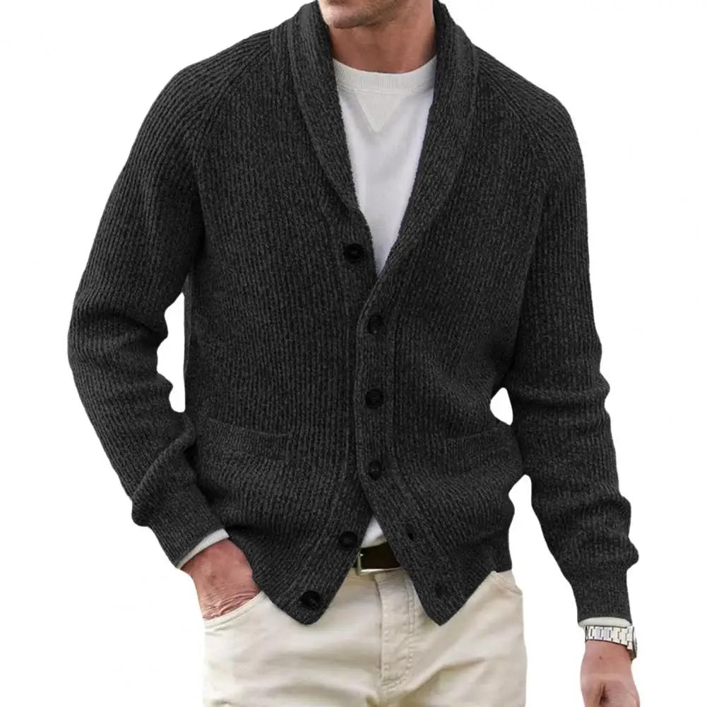 Männer Pullover Strickjacke - Baumwolle L/XL Winter